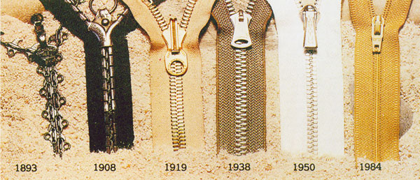 Opti zippers from 1893 to 1984